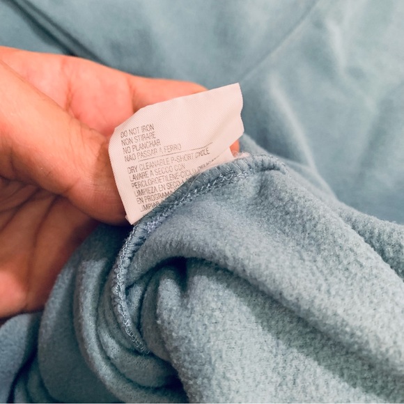 Zegna S Sport 1/4 Zip Fleece Pullover Sweater Men’s Size Large Light Green - Picture 5 of 9